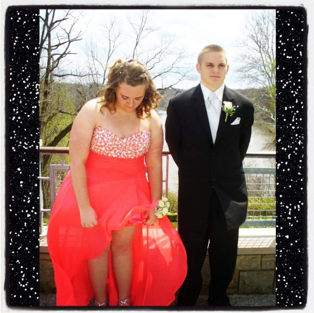 Plus Prom Dress - Picture 3 of 4